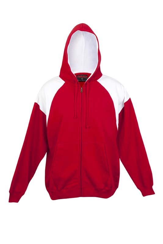 Contrast Zip Fleecy Hoodie image5